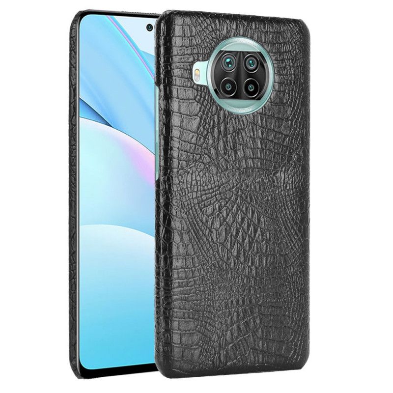 Etui Xiaomi Mi 10T Lite 5G / Redmi Note 9 Pro 5G Biały Czarny Styl Krokodyla Etui Ochronne