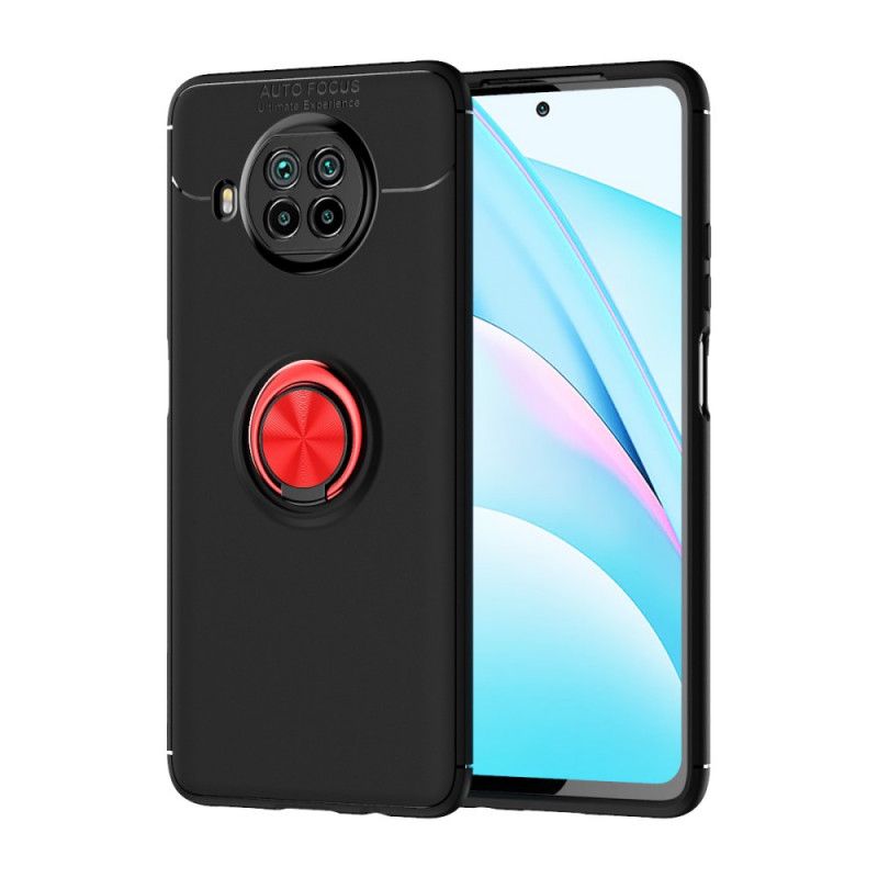 Etui Xiaomi Mi 10T Lite 5G / Redmi Note 9 Pro 5G Czerwony Czarny Pierścień Obrotowy