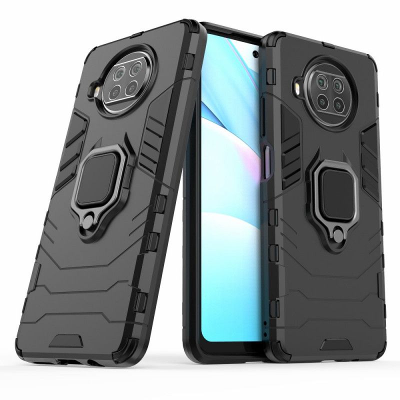 Etui Xiaomi Mi 10T Lite 5G / Redmi Note 9 Pro 5G Czerwony Czarny Pierścień Oporowy