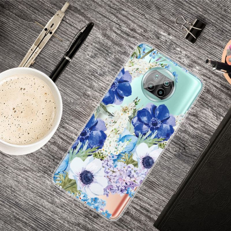 Etui Xiaomi Mi 10T Lite 5G / Redmi Note 9 Pro 5G Kwiaty Akwarelowe Etui Ochronne