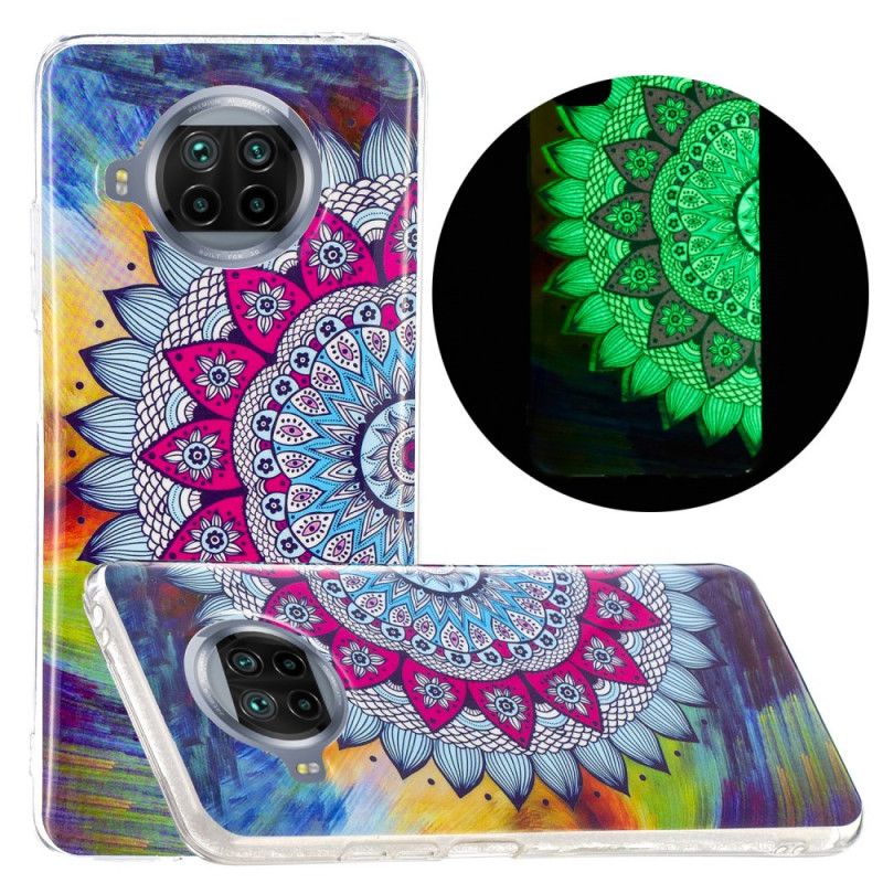 Etui Xiaomi Mi 10T Lite 5G / Redmi Note 9 Pro 5G Mandala W Kolorze Fluorescencyjnym Etui Ochronne