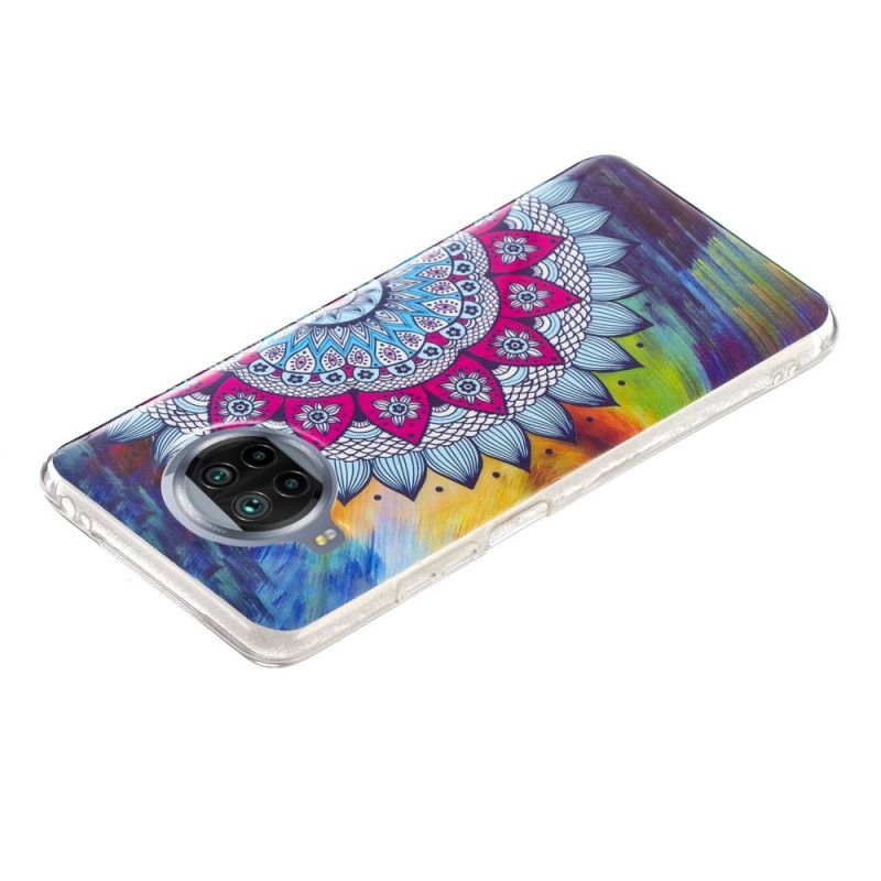 Etui Xiaomi Mi 10T Lite 5G / Redmi Note 9 Pro 5G Mandala W Kolorze Fluorescencyjnym Etui Ochronne