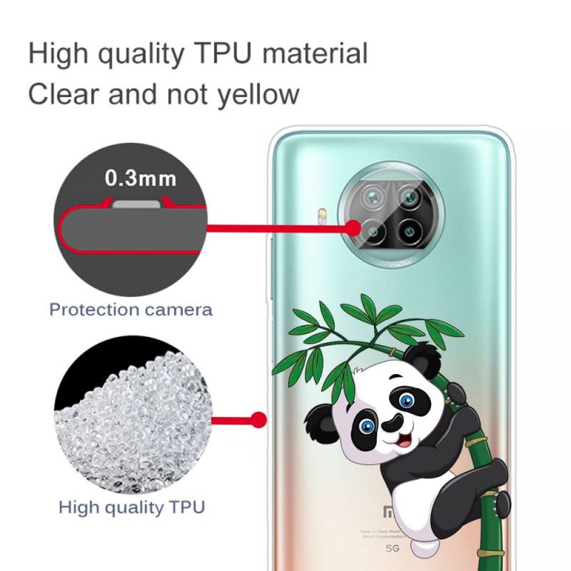 Etui Xiaomi Mi 10T Lite 5G / Redmi Note 9 Pro 5G Panda Na Bambusie Etui Ochronne