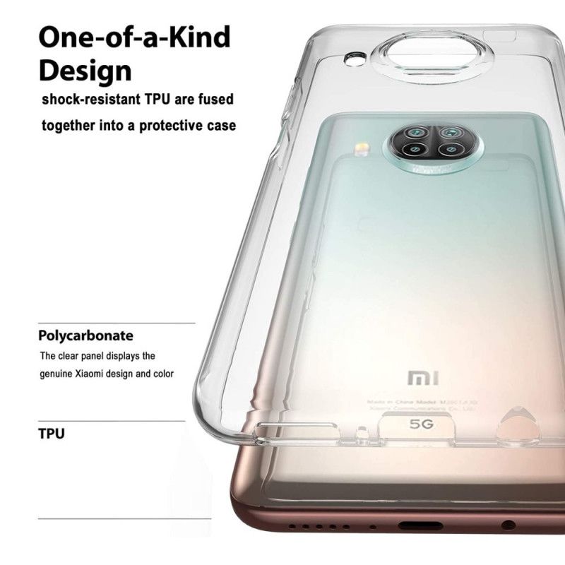 Etui Xiaomi Mi 10T Lite 5G / Redmi Note 9 Pro 5G Przezroczysty Etui Ochronne