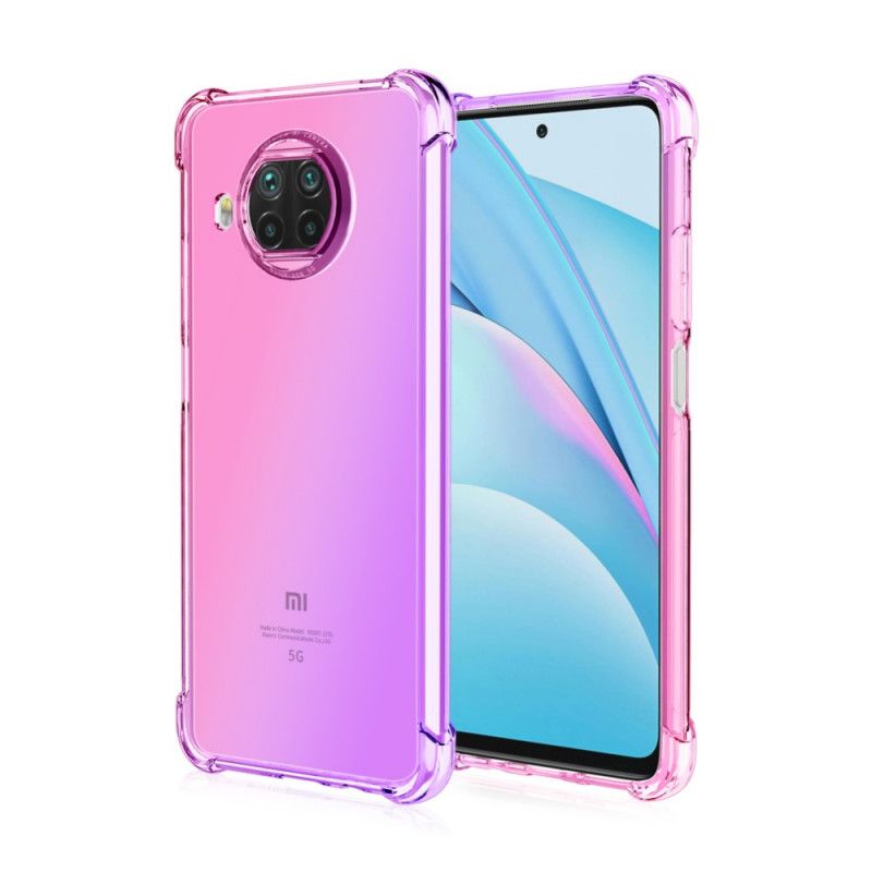 Etui Xiaomi Mi 10T Lite 5G / Redmi Note 9 Pro 5G Różowy Magenta Kolor Gradientu Etui Ochronne