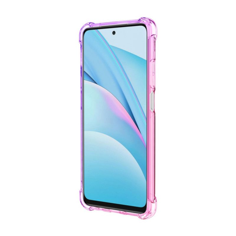 Etui Xiaomi Mi 10T Lite 5G / Redmi Note 9 Pro 5G Różowy Magenta Kolor Gradientu Etui Ochronne