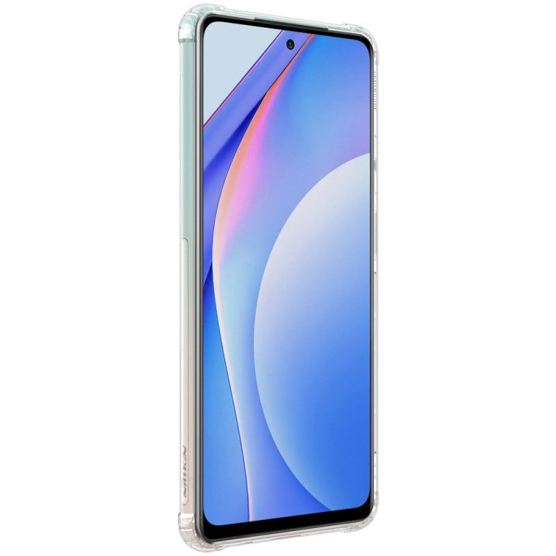 Futerały Xiaomi Mi 10T Lite 5G / Redmi Note 9 Pro 5G Szary Biały Etui na Telefon Naturalny Nillkin