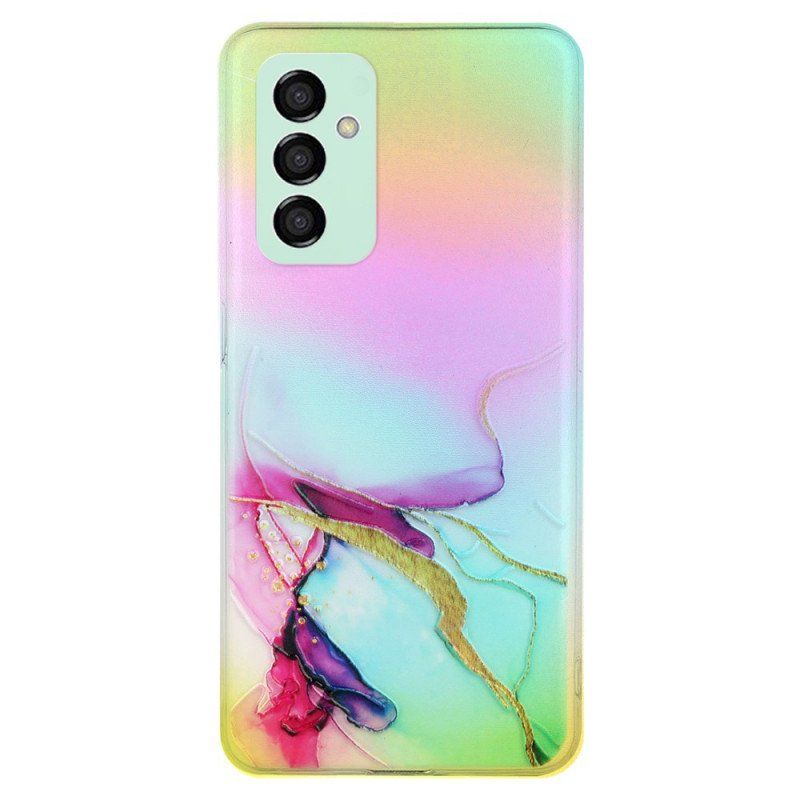 Etui do Samsung Galaxy M23 5G Marmur Z Efektem Lasera