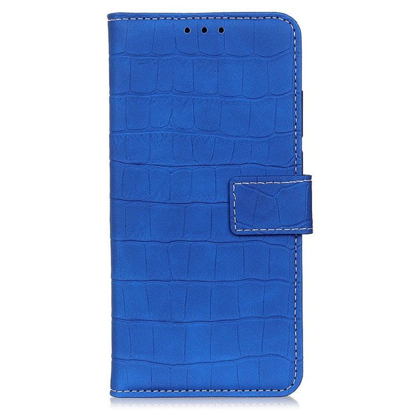 Etui Folio do Samsung Galaxy M23 5G Styl Skóry Krokodyla