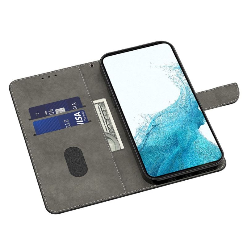 Etui Folio Do Samsung Galaxy A15 Diamentowe Serce