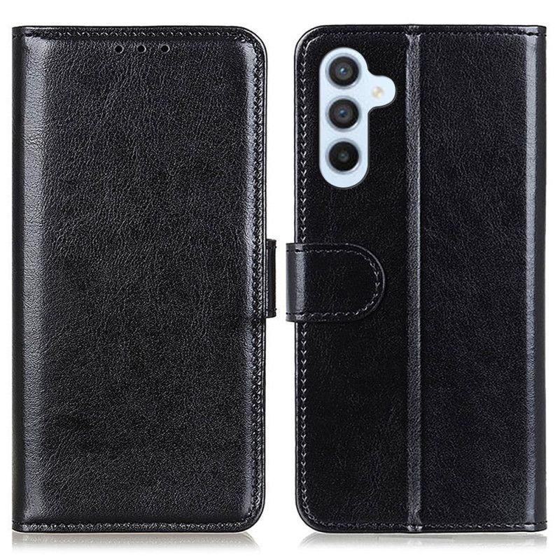 Etui Folio Do Samsung Galaxy A15 Imitacja Skóry Lakierowanej