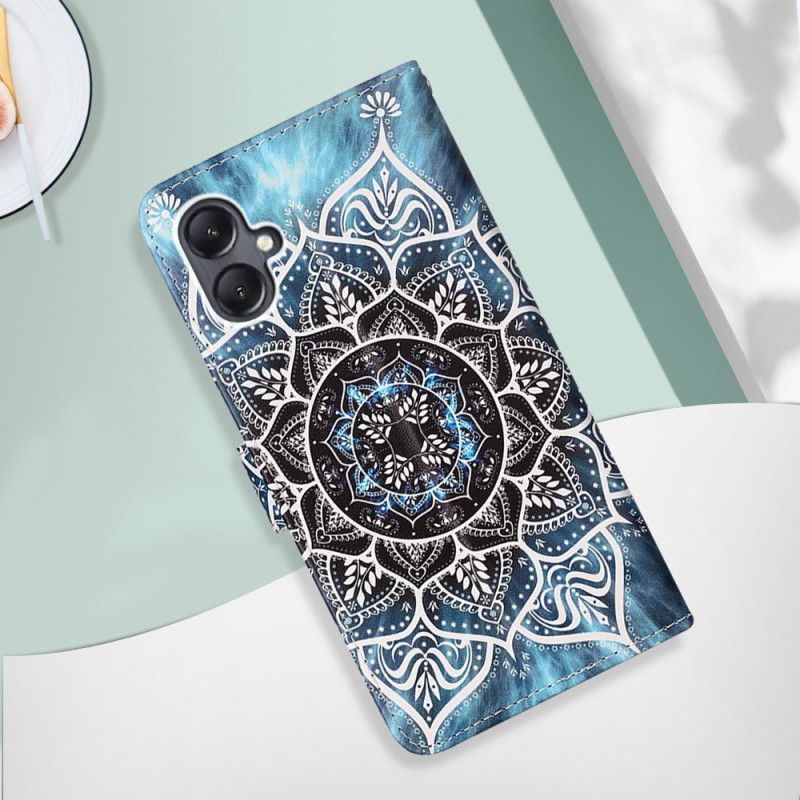 Etui Folio Do Samsung Galaxy A15 Mandala Kwiatowa Z Paskiem