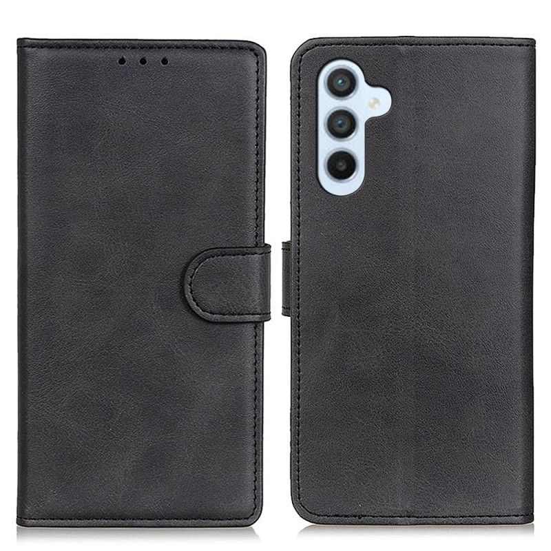 Etui Folio Do Samsung Galaxy A15 Matowa Sztuczna Skóra