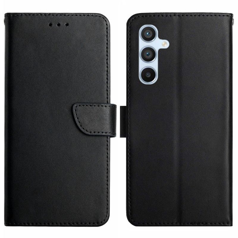 Etui Folio Do Samsung Galaxy A15 Skóra O Fakturze Nappa