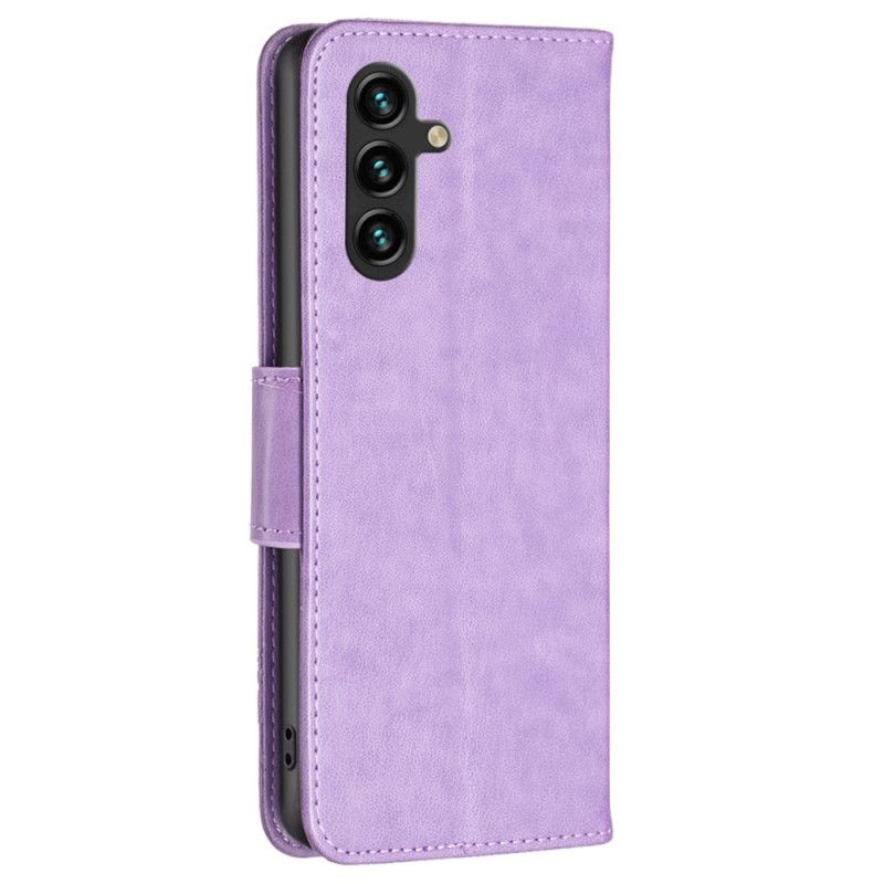 Etui Folio Do Samsung Galaxy A15 Wzór Motyla Z Paskiem