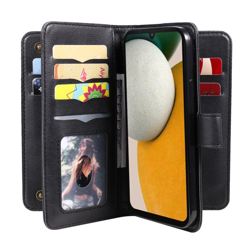 Etui Folio Samsung Galaxy A15 10 Posiadaczy Kart Etui Ochronne