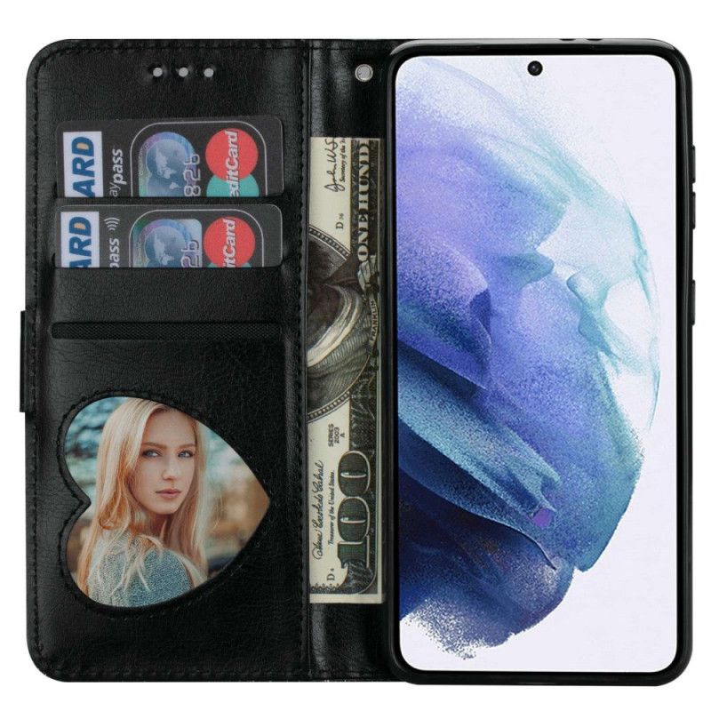 Etui Folio Samsung Galaxy A15 Brokatowa Portmonetka Z Przodu