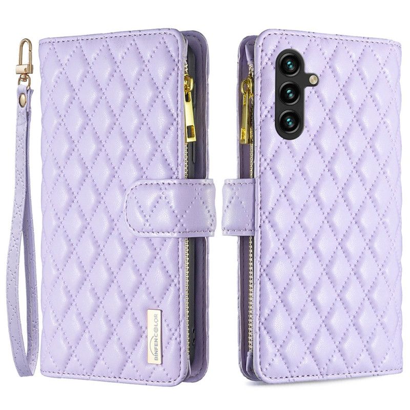 Etui Folio Samsung Galaxy A15 Pikowana Binfen Kolor