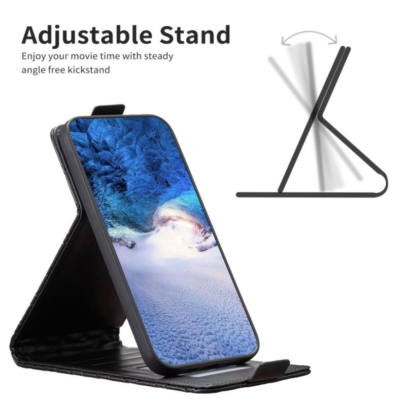 Etui Folio Samsung Galaxy A15 Pikowana Pionowa Klapa