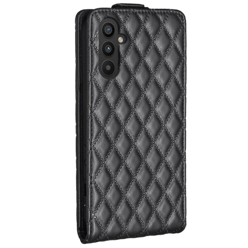 Etui Folio Samsung Galaxy A15 Pikowana Pionowa Klapa