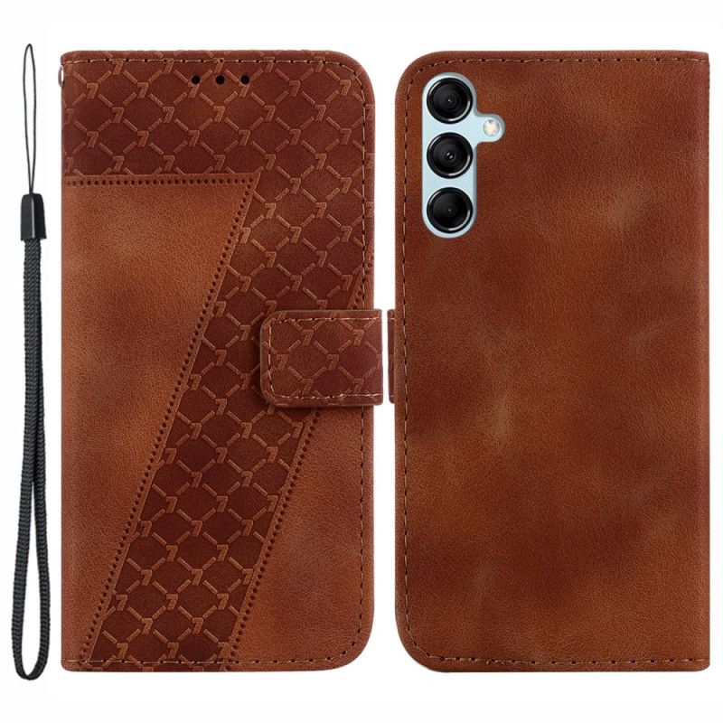 Etui Folio Samsung Galaxy A15 Wzór 7 Z Paskiem Etui Ochronne