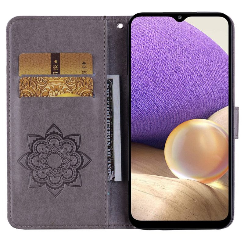 Etui Folio Samsung Galaxy A15 Wzór Sowy Z Paskiem Etui Ochronne