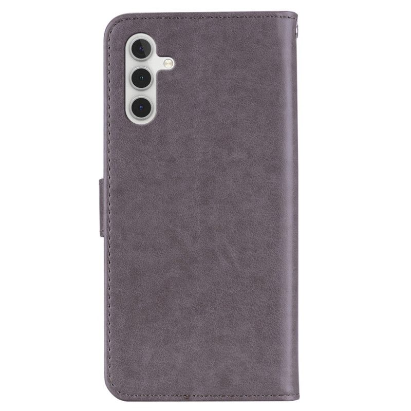 Etui Folio Samsung Galaxy A15 Wzór Sowy Z Paskiem Etui Ochronne