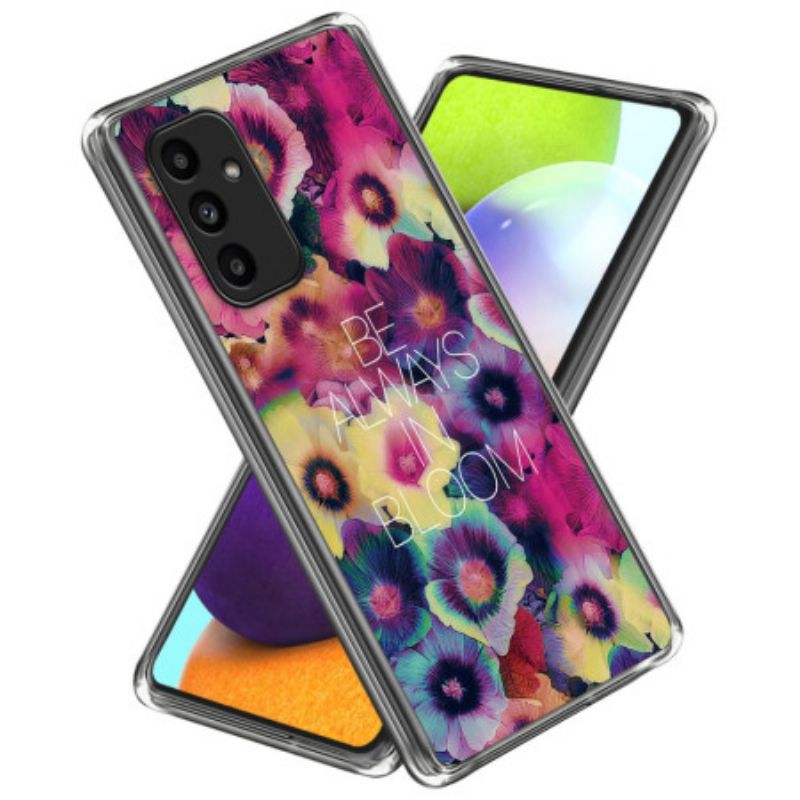 Etui Samsung Galaxy A15 Kolorowe Kwiaty Etui Ochronne