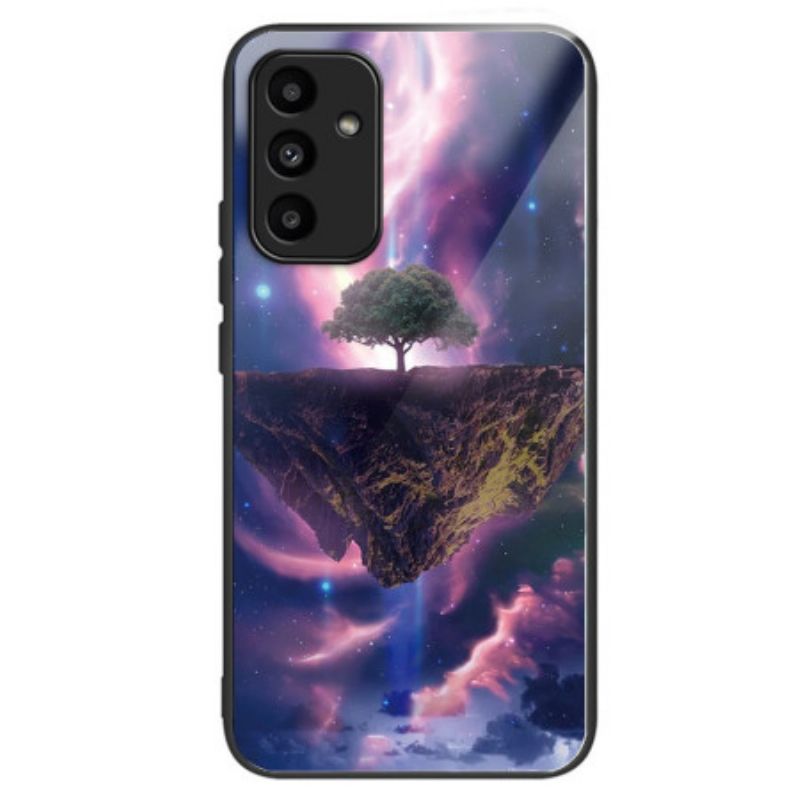 Etui Samsung Galaxy A15 Szkło Hartowane Aurora Night Etui Ochronne