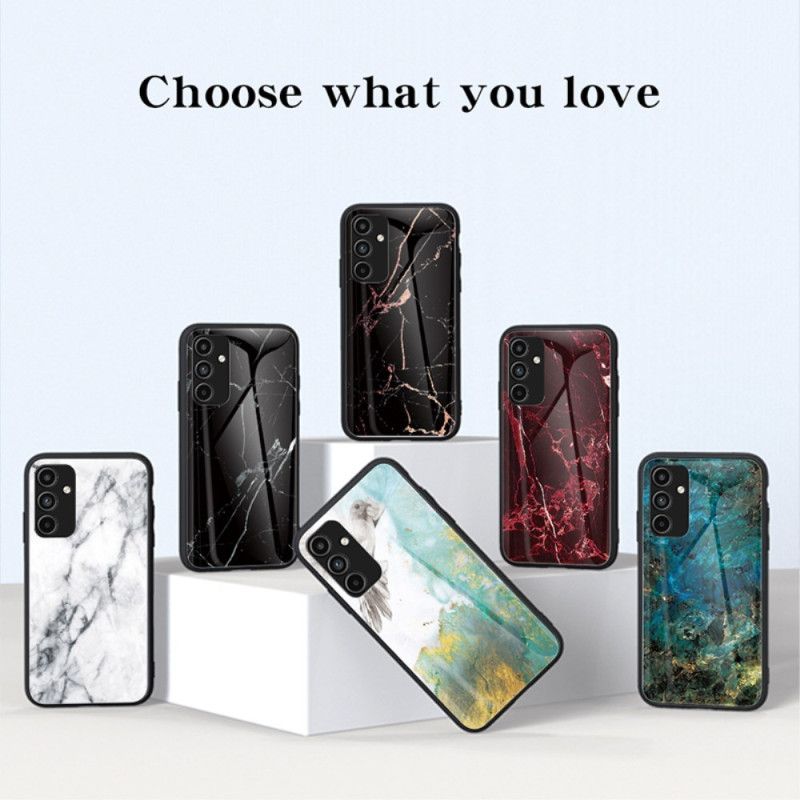 Etui Samsung Galaxy A15 Szkło Hartowane W Stylu Marmuru