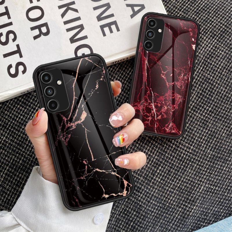 Etui Samsung Galaxy A15 Szkło Hartowane W Stylu Marmuru