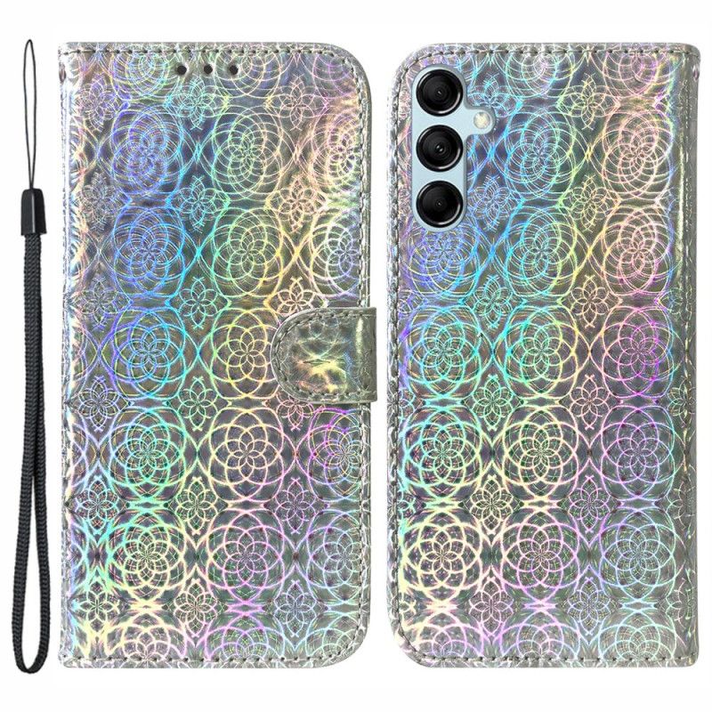 Obudowa Samsung Galaxy A15 Etui Na Telefon Paski W Stylu Disco