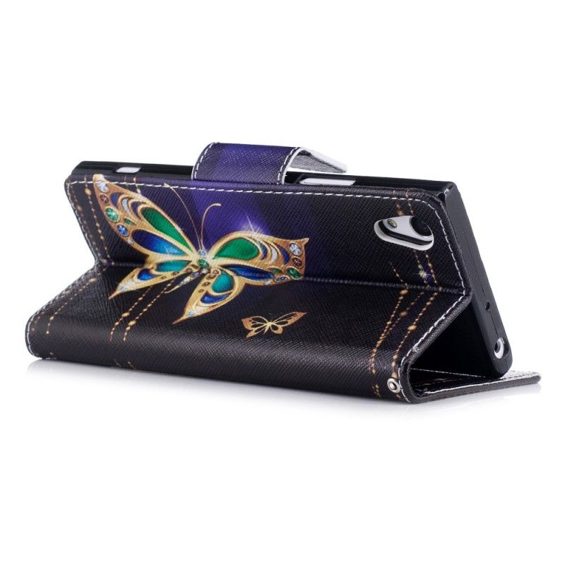 Etui Folio Sony Xperia XA1 Magiczny Motyl