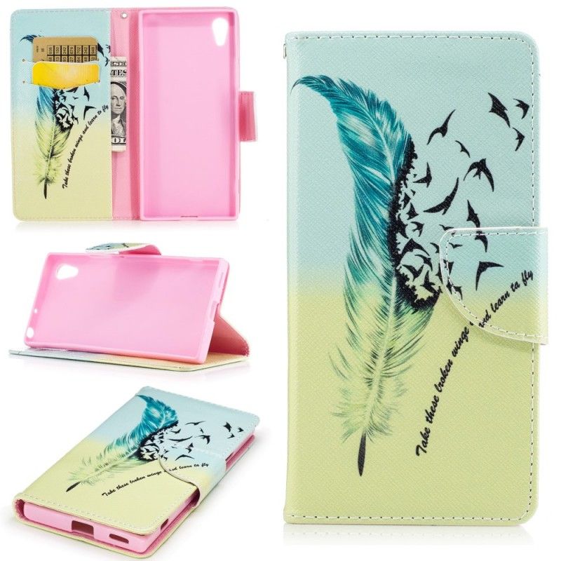 Etui Folio Sony Xperia XA1 Naucz Się Latać