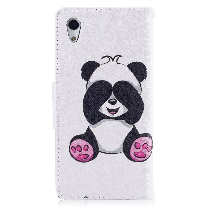 Etui Folio Sony Xperia XA1 Zabawna Panda