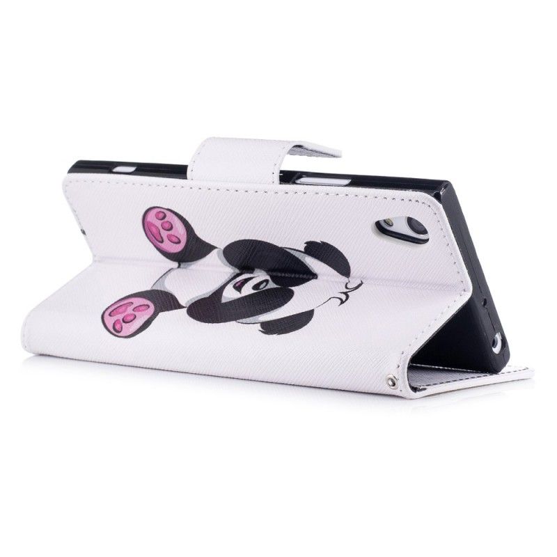 Etui Folio Sony Xperia XA1 Zabawna Panda