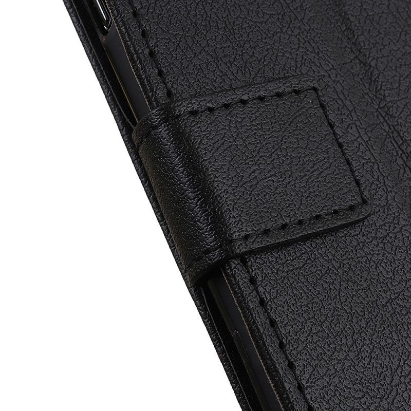 Etui Folio Samsung Galaxy S10 Lite Biały Czarny Ekoskóra W Stylu Retro Etui Ochronne