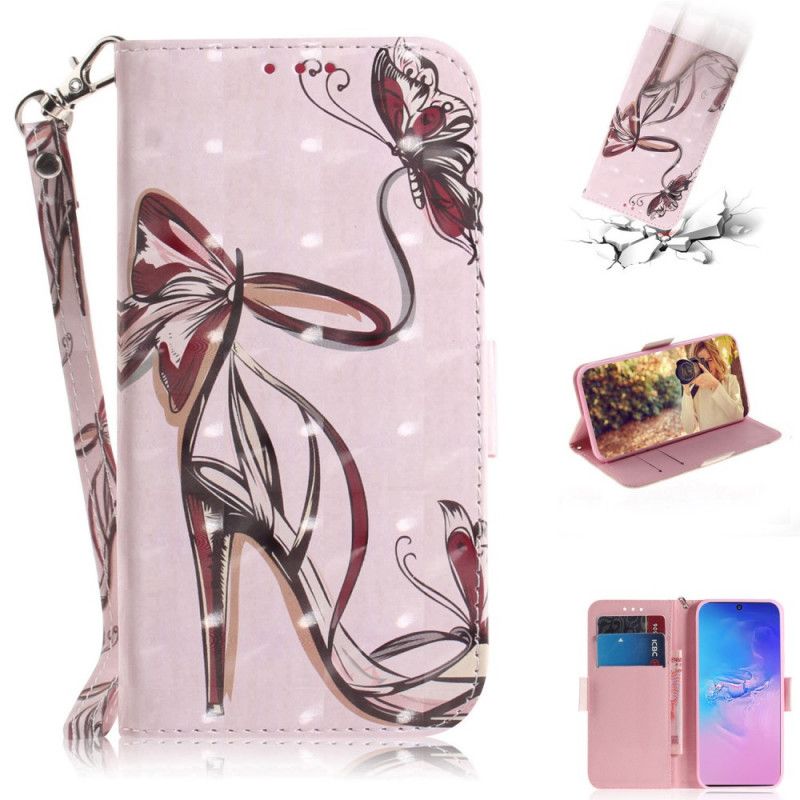 Etui Folio Samsung Galaxy S10 Lite Pompka Taśmowa Etui Ochronne