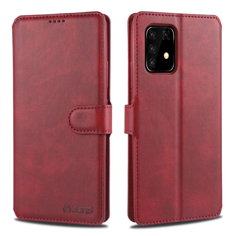 Etui Folio Samsung Galaxy S10 Lite Szary Czarny Retro Azns