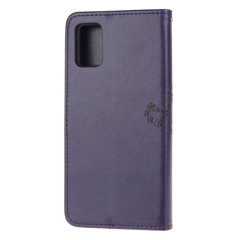 Etui Folio Samsung Galaxy S10 Lite Szary Czarny Sowy Drzewne I Stringi Etui Ochronne