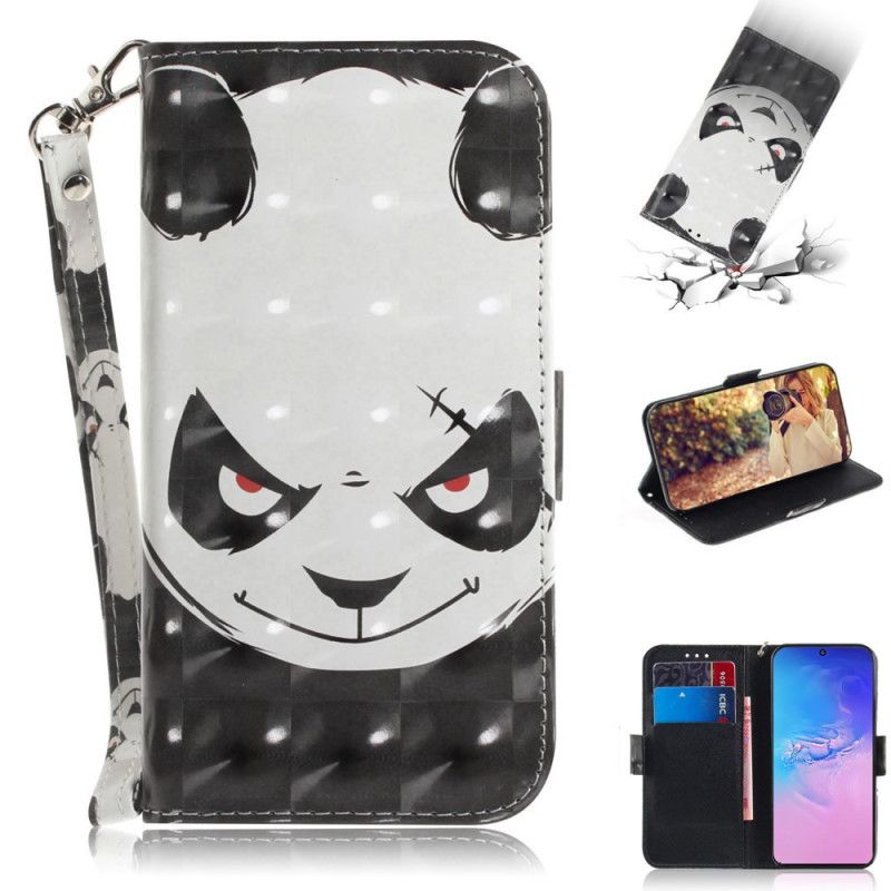 Etui Folio Samsung Galaxy S10 Lite Wściekła Panda W Stringach Etui Ochronne