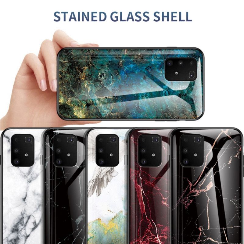 Etui Samsung Galaxy S10 Lite Biały Czarny Szkło Hartowane W Kolorach Premium