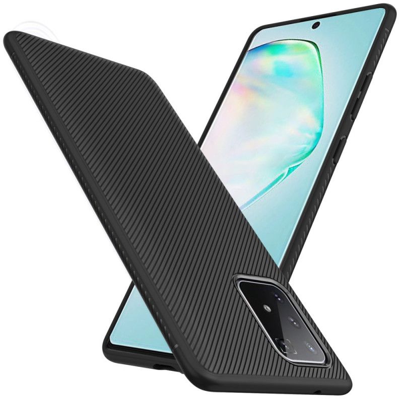 Etui Samsung Galaxy S10 Lite Czarny Skośny Serial Jazzowy