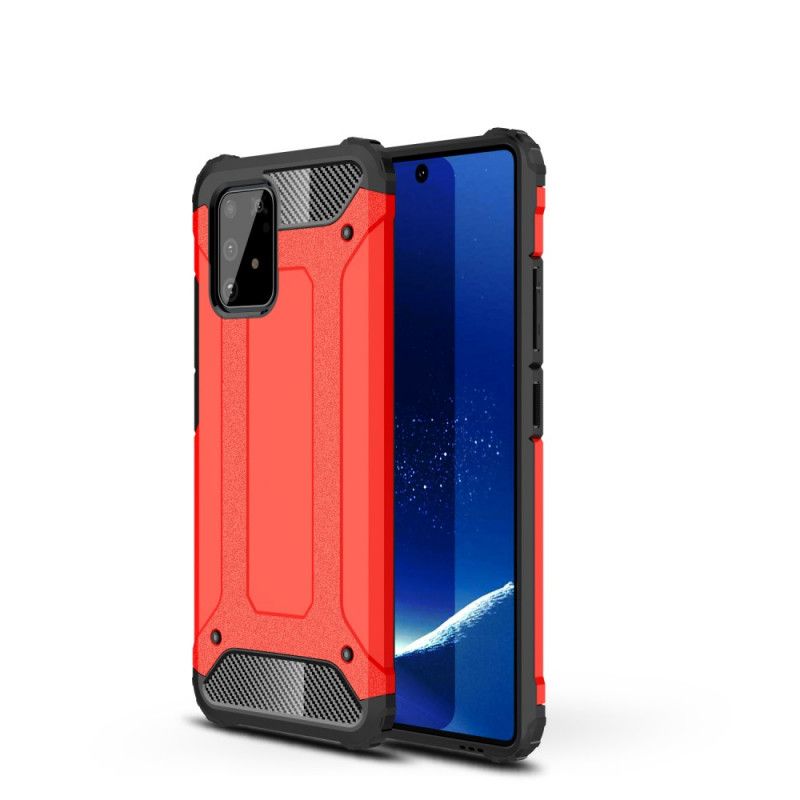 Etui Samsung Galaxy S10 Lite Czerwony Czarny Ocalały