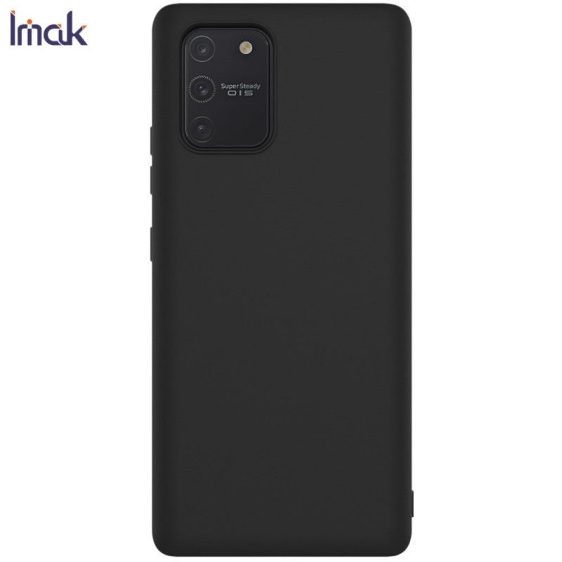 Etui Samsung Galaxy S10 Lite Granatowy Czarny Mata Silikonowa Serii Uc-1 Imak