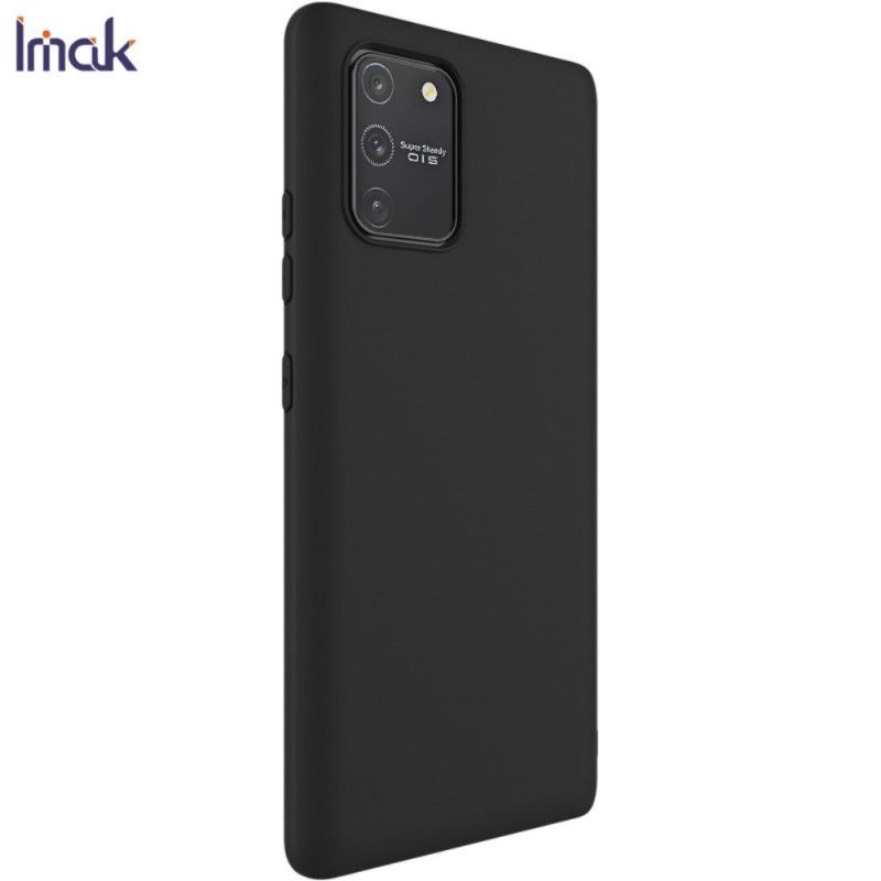 Etui Samsung Galaxy S10 Lite Granatowy Czarny Mata Silikonowa Serii Uc-1 Imak