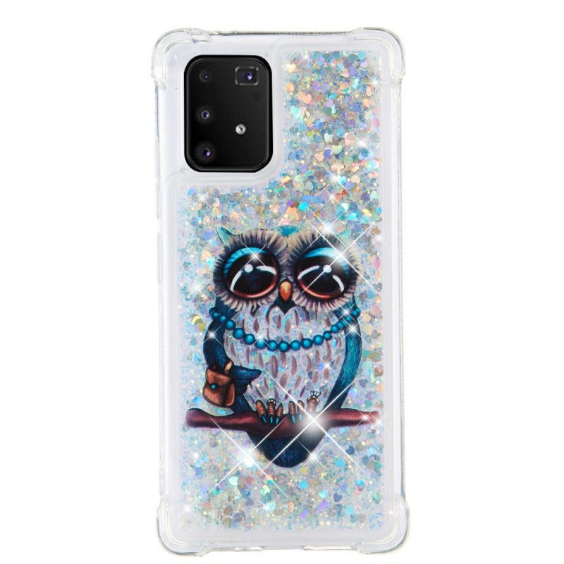 Etui Samsung Galaxy S10 Lite Panna Brokatowa Sowa Etui Ochronne