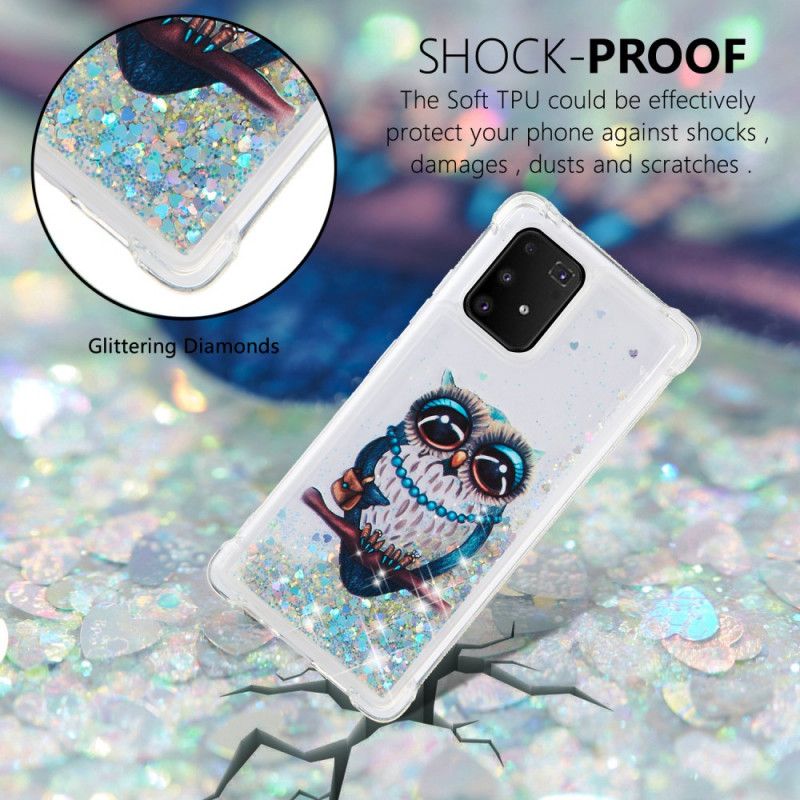 Etui Samsung Galaxy S10 Lite Panna Brokatowa Sowa Etui Ochronne