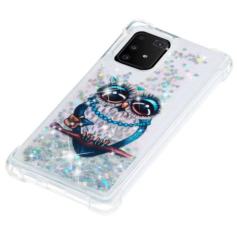 Etui Samsung Galaxy S10 Lite Panna Brokatowa Sowa Etui Ochronne