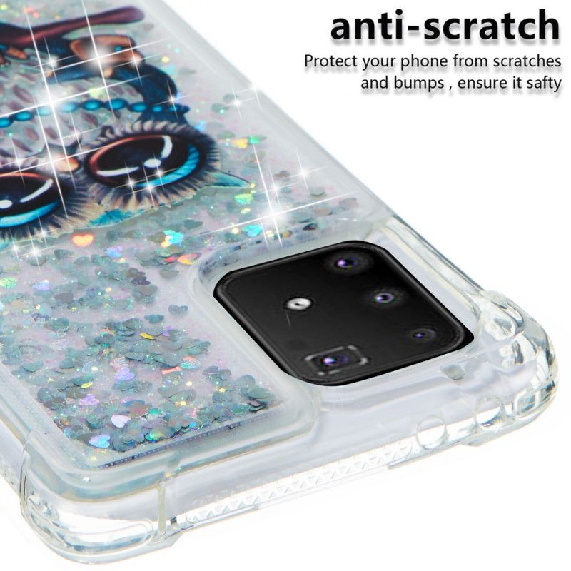 Etui Samsung Galaxy S10 Lite Panna Brokatowa Sowa Etui Ochronne